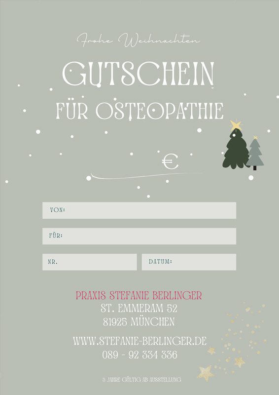 Gutschein Osteopathie